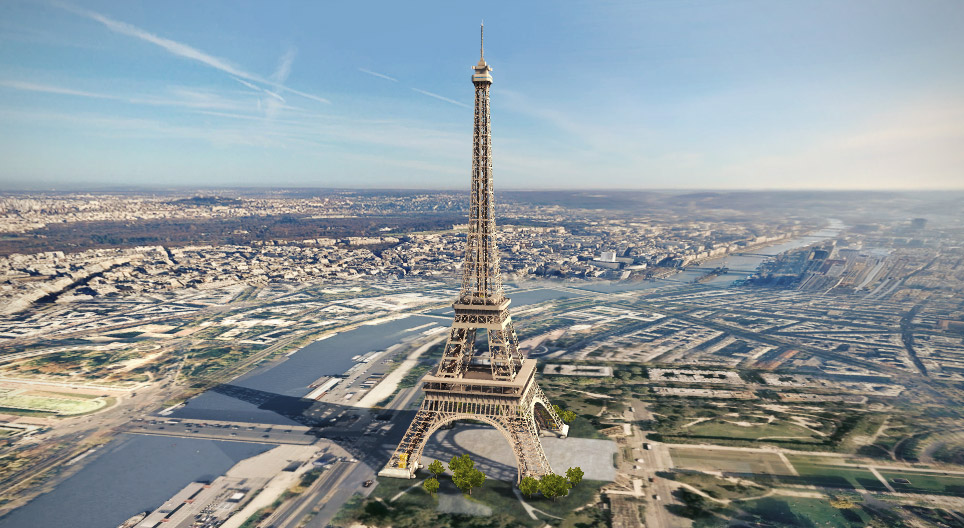 Tháp Eiffel (Paris, 1889)