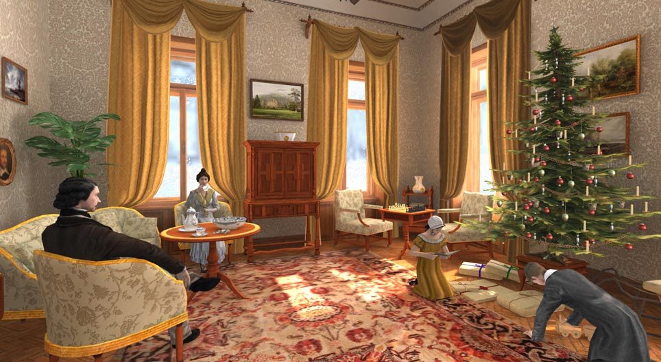 Bourgeois salon